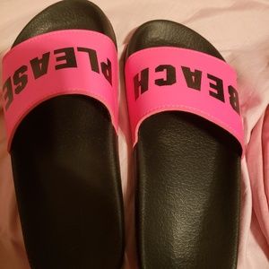 Love pink sandals